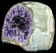 Sparkling Purple Amethyst Geode - Uruguay #57218-3
